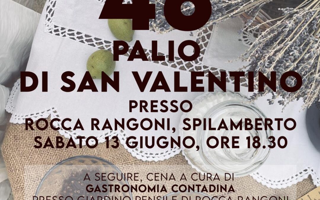 Premiazione del 46° Palio di San Valentino: Un Evento da Non Perdere!